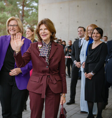 Begrüßung Königin Silvia