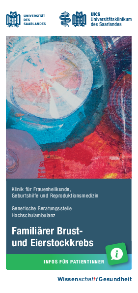 Infoflyer Famili&auml;rer Brust- und Eierstockkrebs