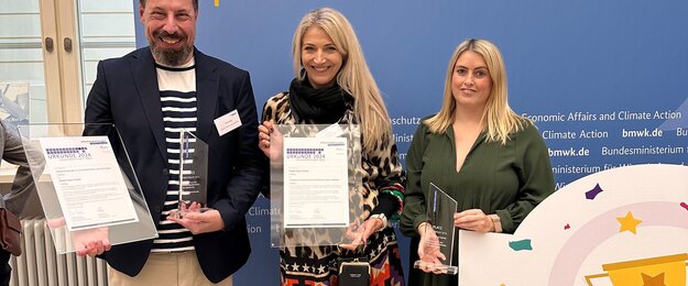 Foto Preisverleihung SCHULEWIRTSCHAFTPREIS