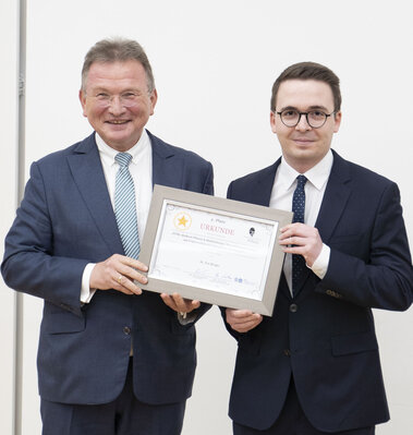 Zweitplatzierter Dr. Tim Berger