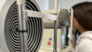 Bild von einem Sehtest